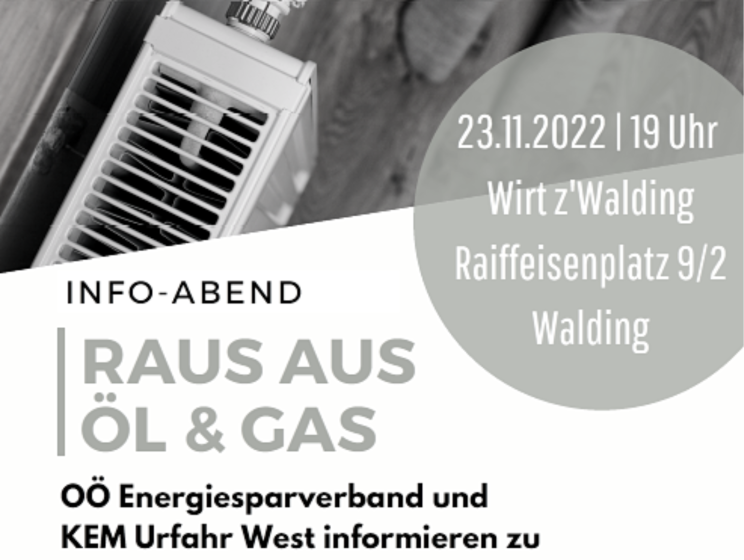 Info-Abend "Raus aus Öl und Gas"