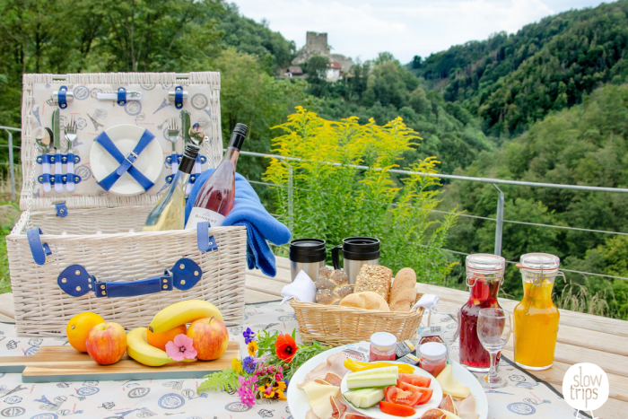 A picnic with a view